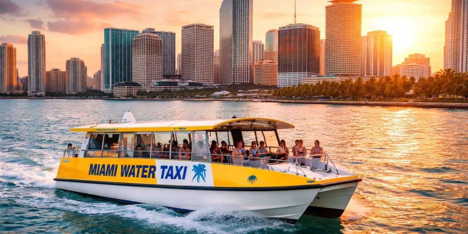 ¡Nuevo Water Taxi en Miami ! Navega el Biscayne Bay y descubre la ciudad desde otra perspectiva