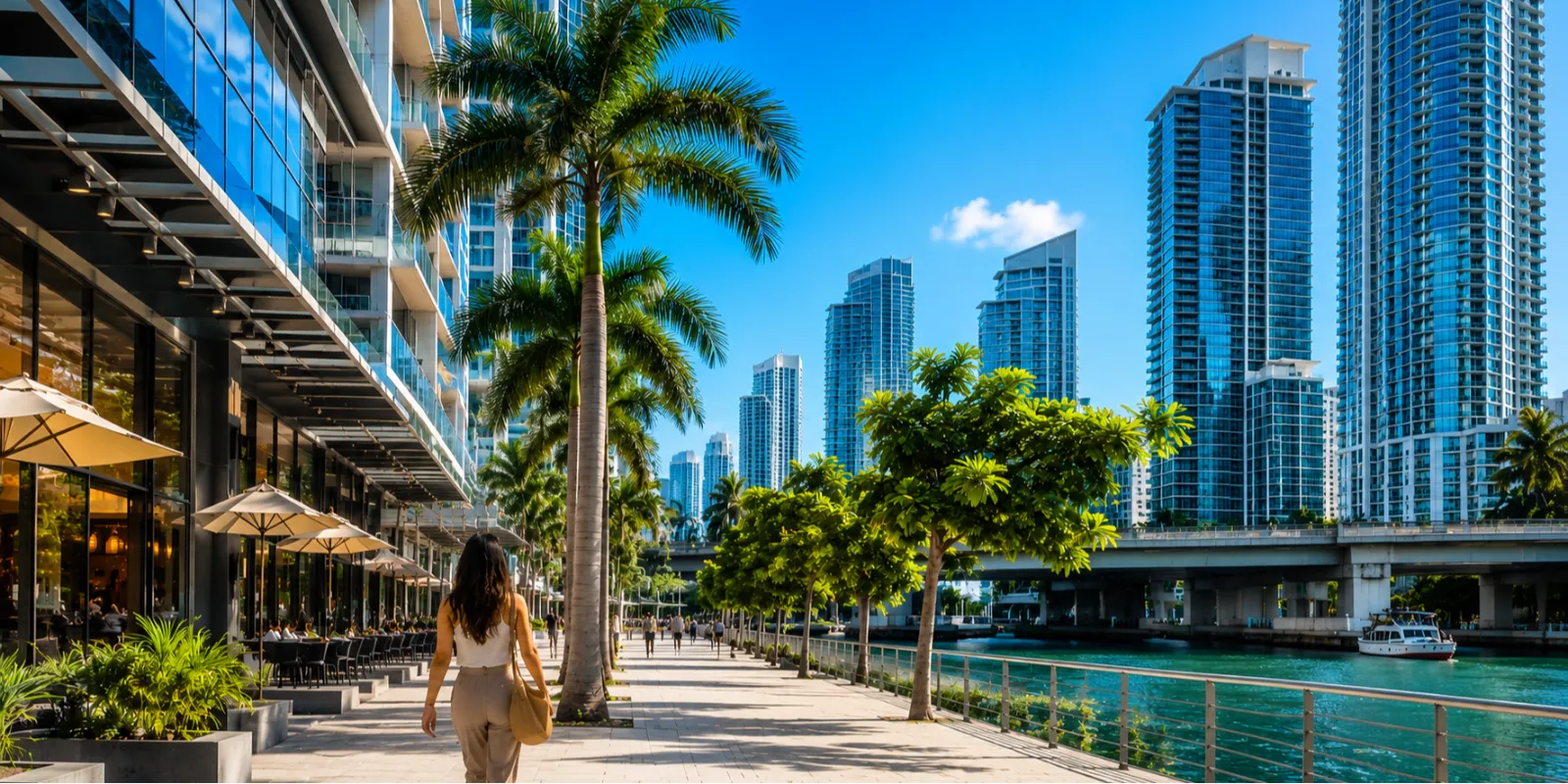 ¿Por qué Brickell es considerado uno de los vecindarios más caminables de Miami?